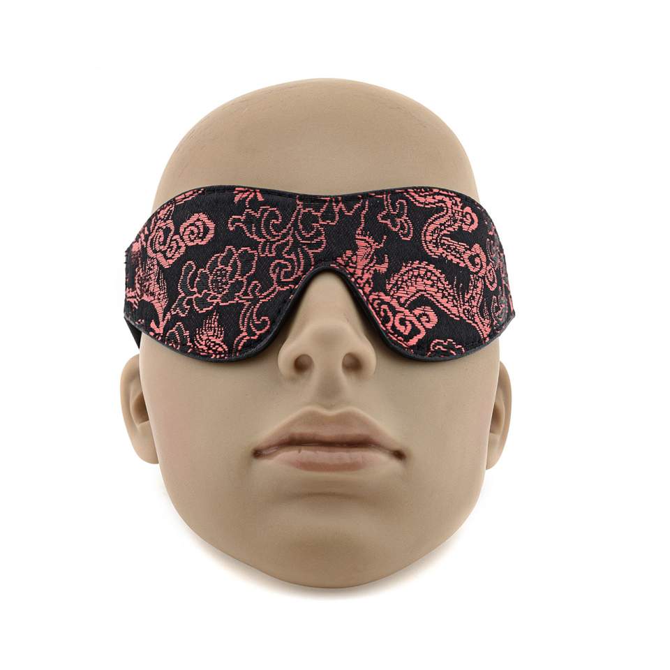 Subtelna opaska na oczy na elastycznej gumce 