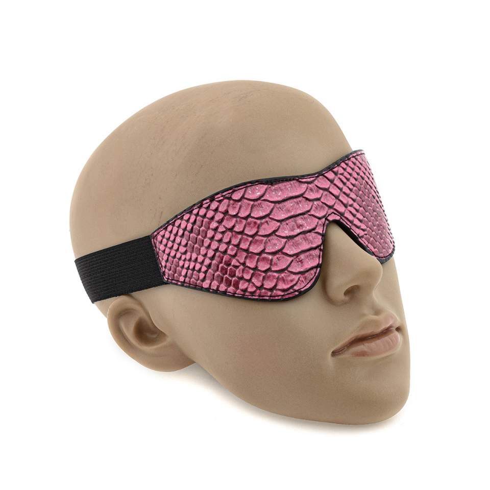 Opaska na oczy - wężowa skórka