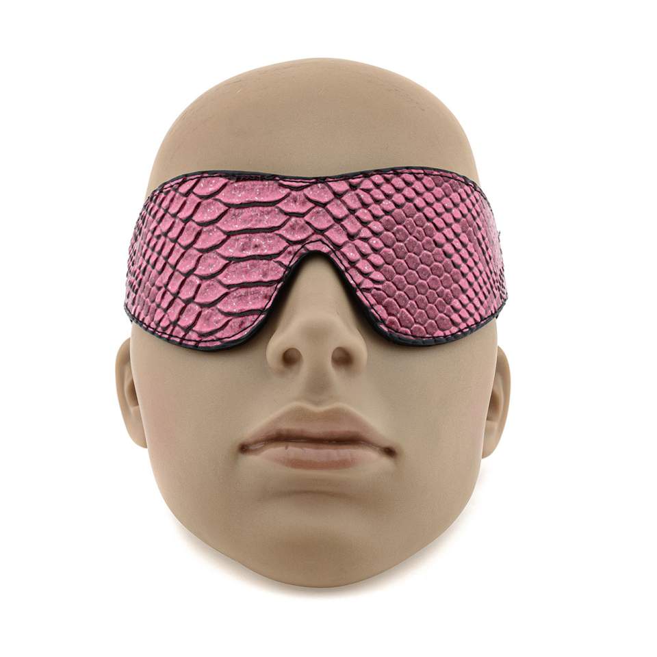 Opaska na oczy - wężowa skórka