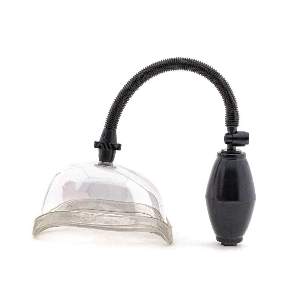 Transparentna ręczna pompka waginalna wzmacniająca doznania