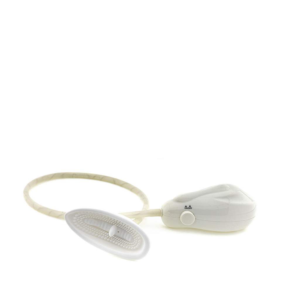 Masażer waginalny z pompką i języczkiem do dodatkowej stymulacji