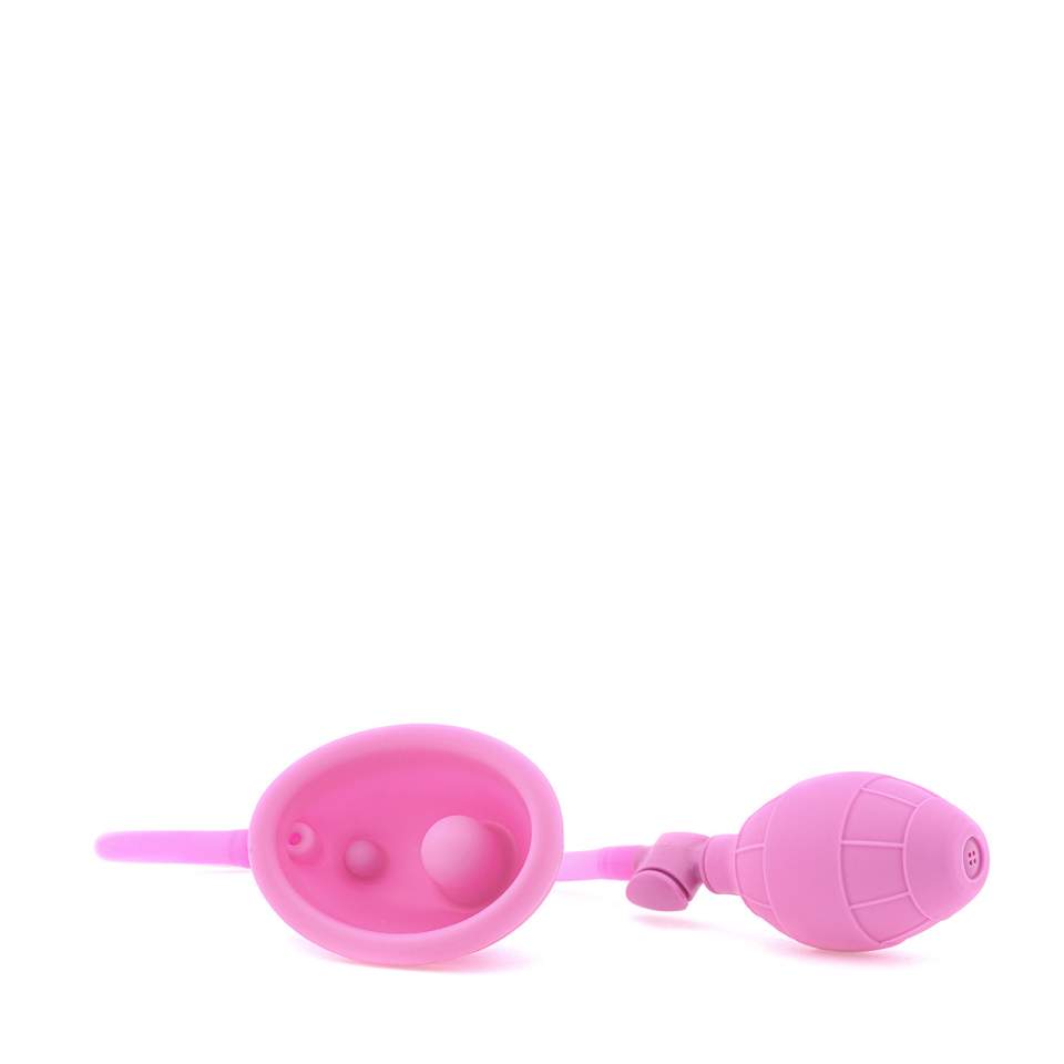 Różowa silikonowa ręczna pompka waginalna