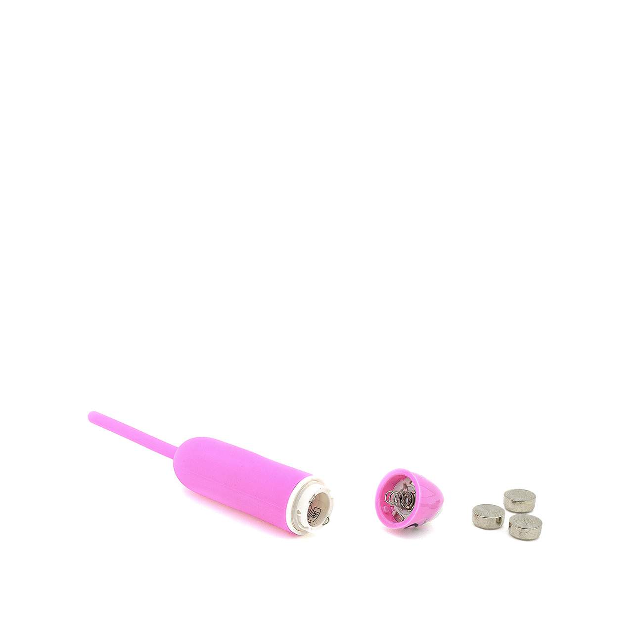 Różowy silikonowy dilator z wibracjami dla kobiet