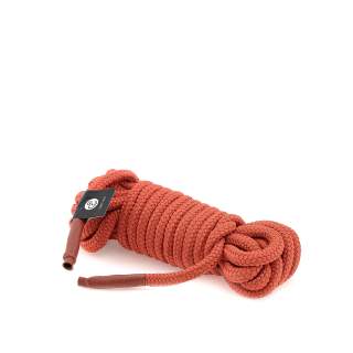 Czerwona nylonowa lina bondage - 5 metrów