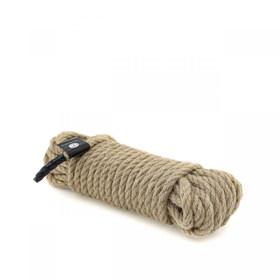 Naturalna lina konopna do zabawy typu Bondage - 10 metrów