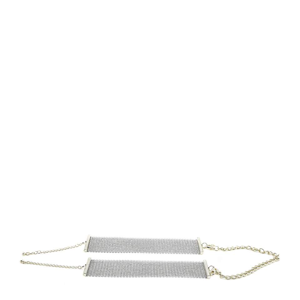 XXX Kajdanki - Bijoux Indiscrets - Désir Métallique Handcuffs (srebrne)