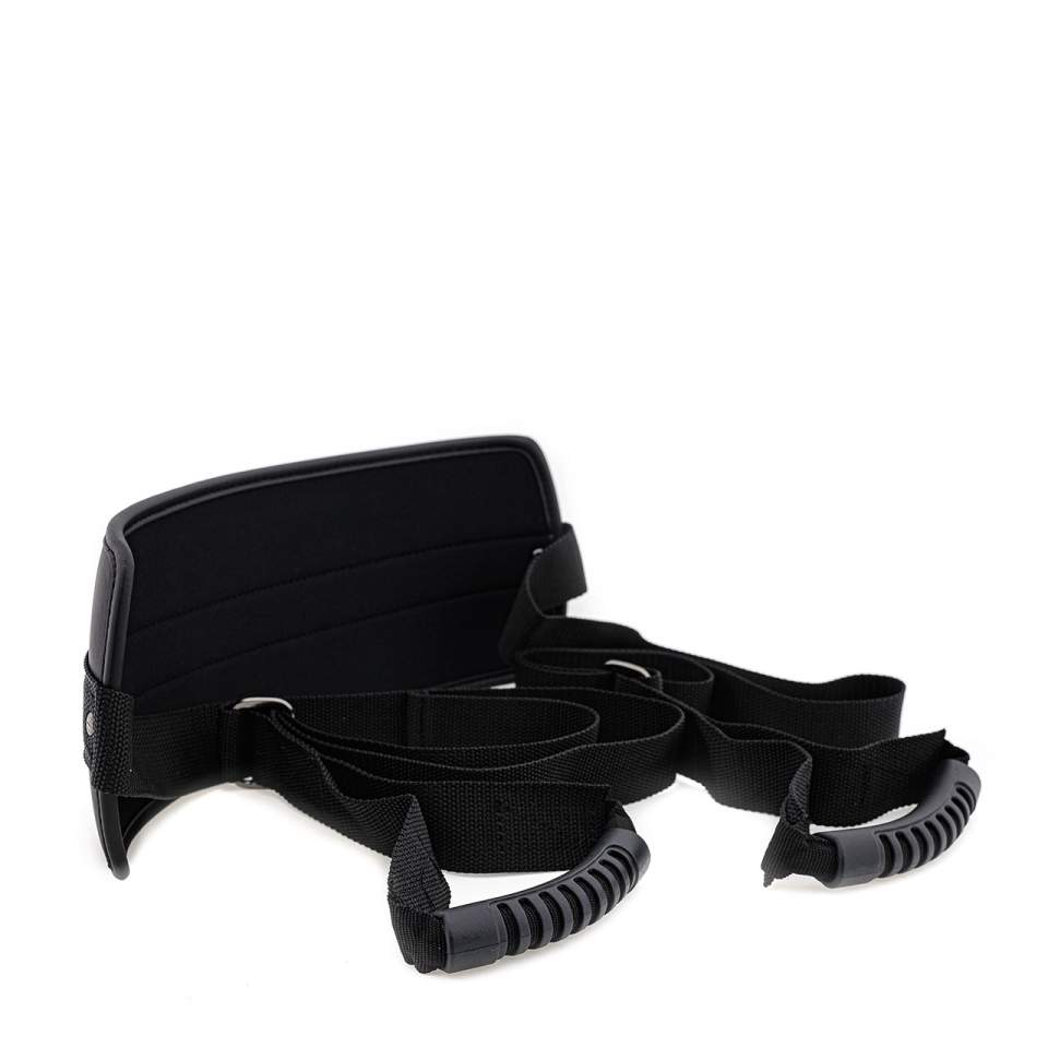 Czarna huśtawka do seksu w pozycji na pieska Doggy Style 