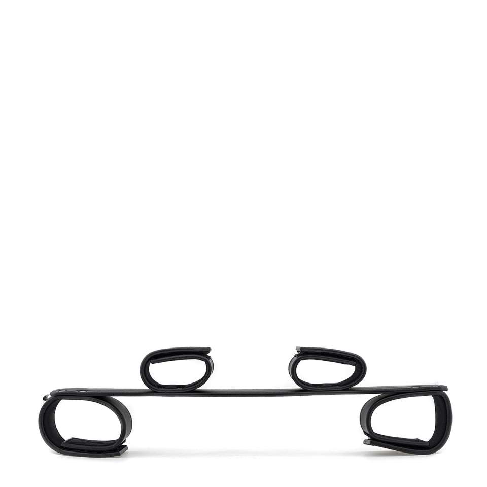 Skórzane kajdanki na kostki i ręce do unieruchomienia partnera 