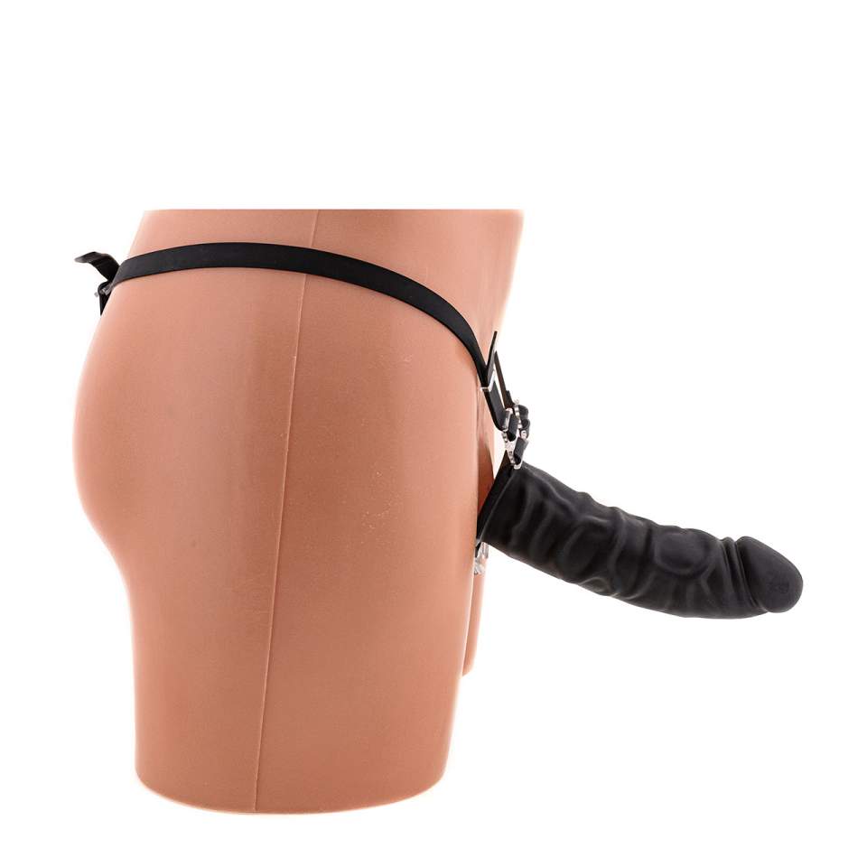 Gruby silikonowy strapon dla mężczyzn - średnica 5 cm