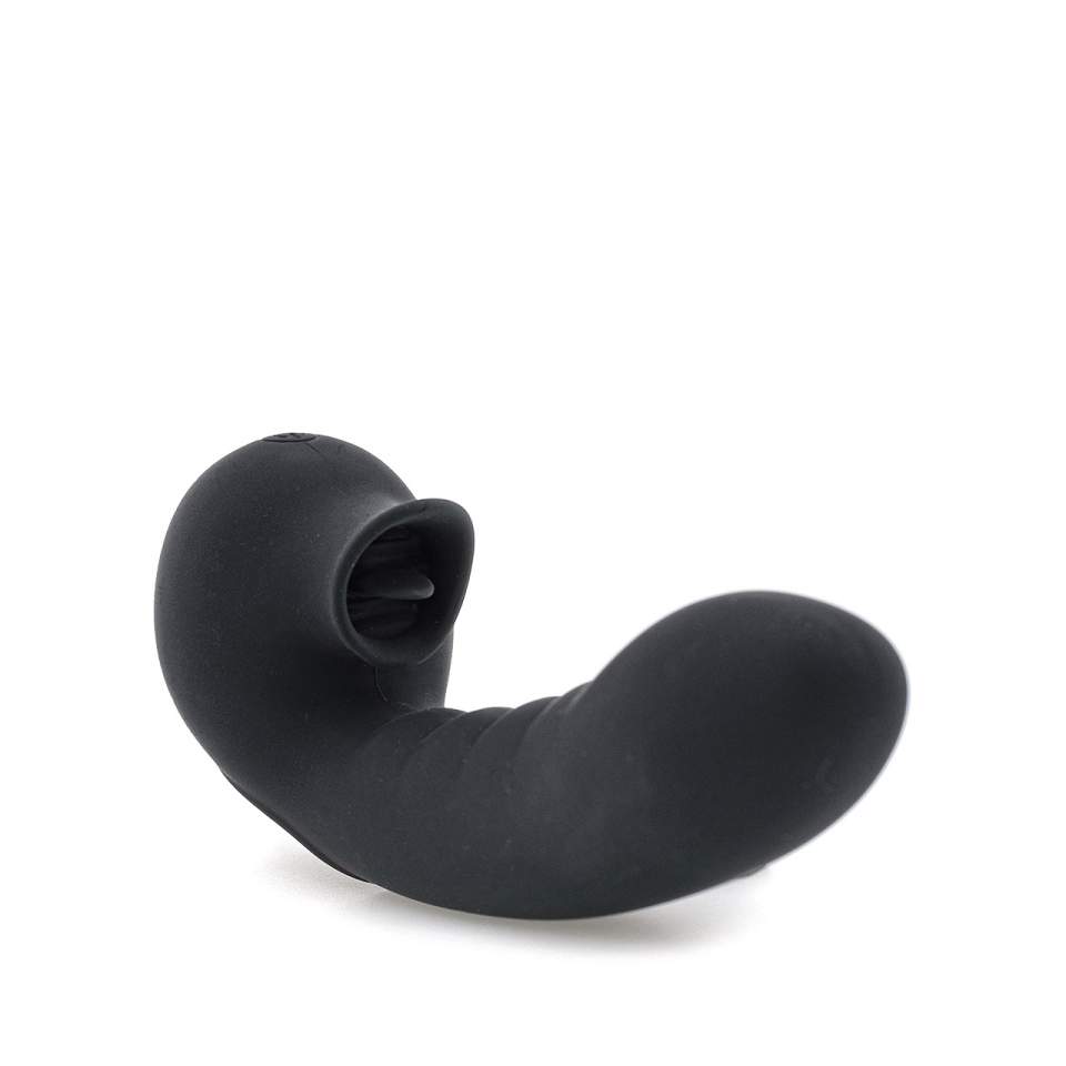 Wibrator palcowy ze stymulacją łechtaczkową