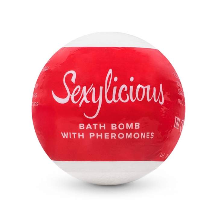 Aromatyczna kula z dodatkiem feromonów do kąpiel – Obsessive Sexy