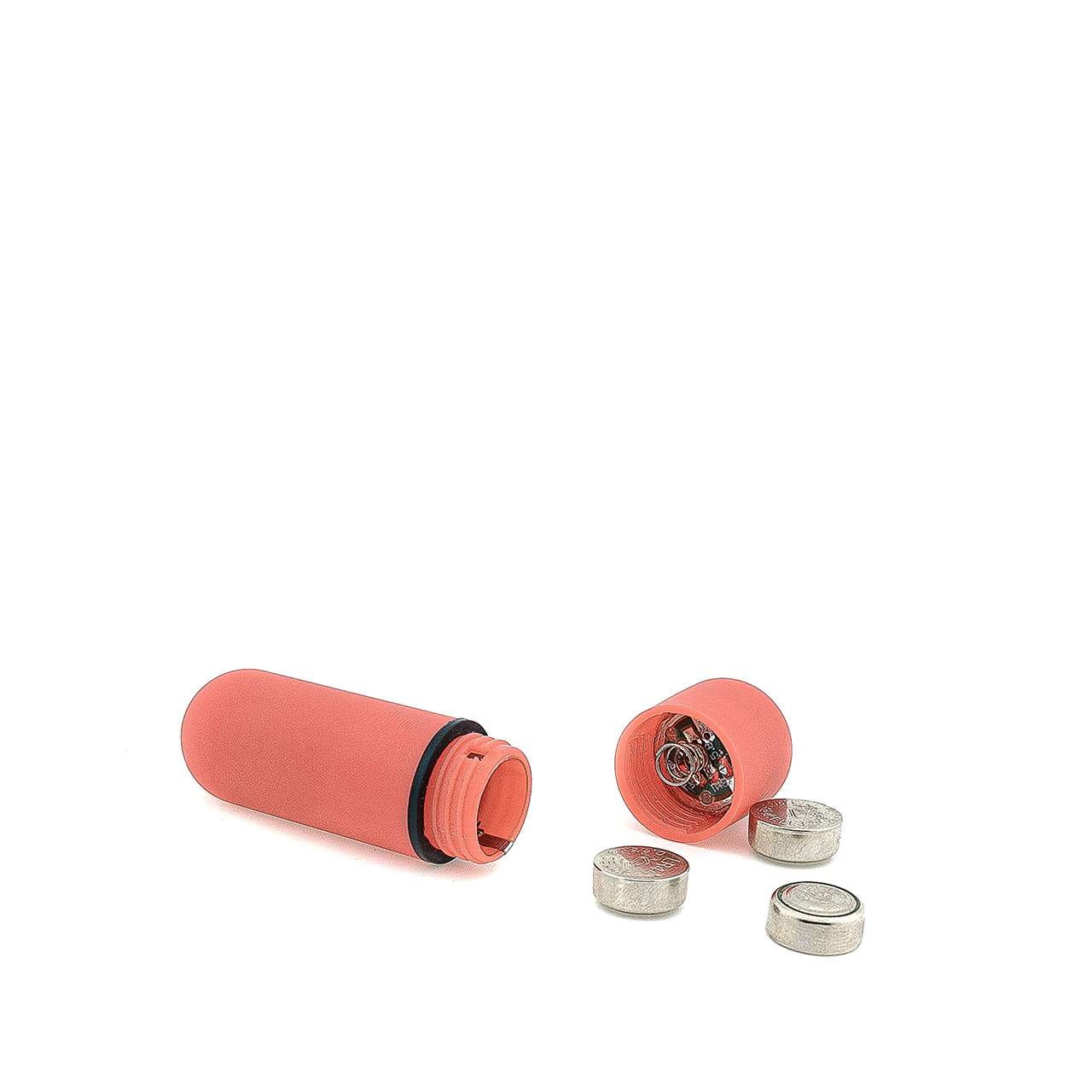 Czerwony mini wibrator do stymulacji łechtaczki na baterie 