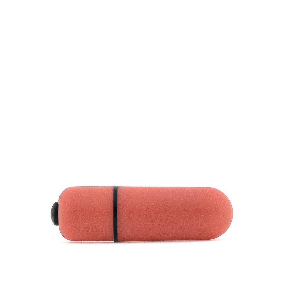 Czerwony mini wibrator do stymulacji łechtaczki na baterie 