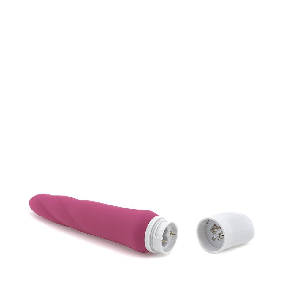Silikonowy wibrator - 9 trybów wibracji - różowy