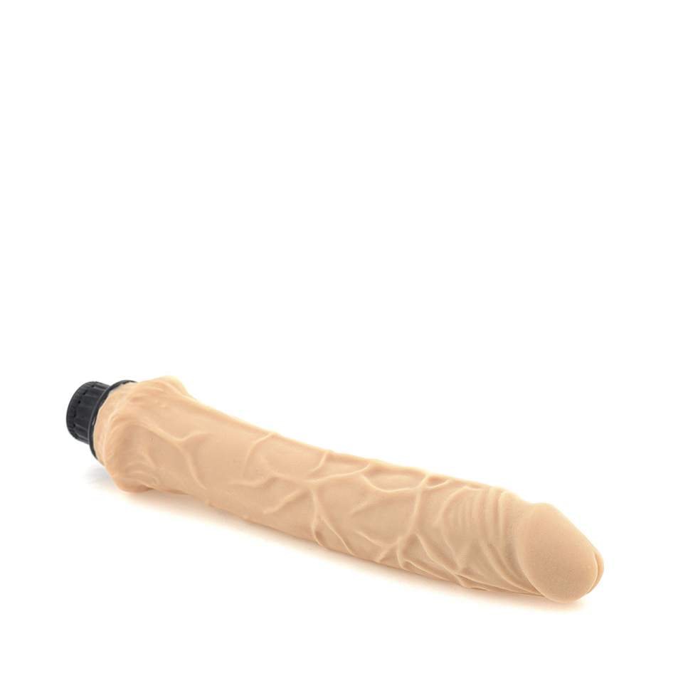 Cielisty olbrzymi wibrator realistyczny z cyberskóry - 22,5 cm