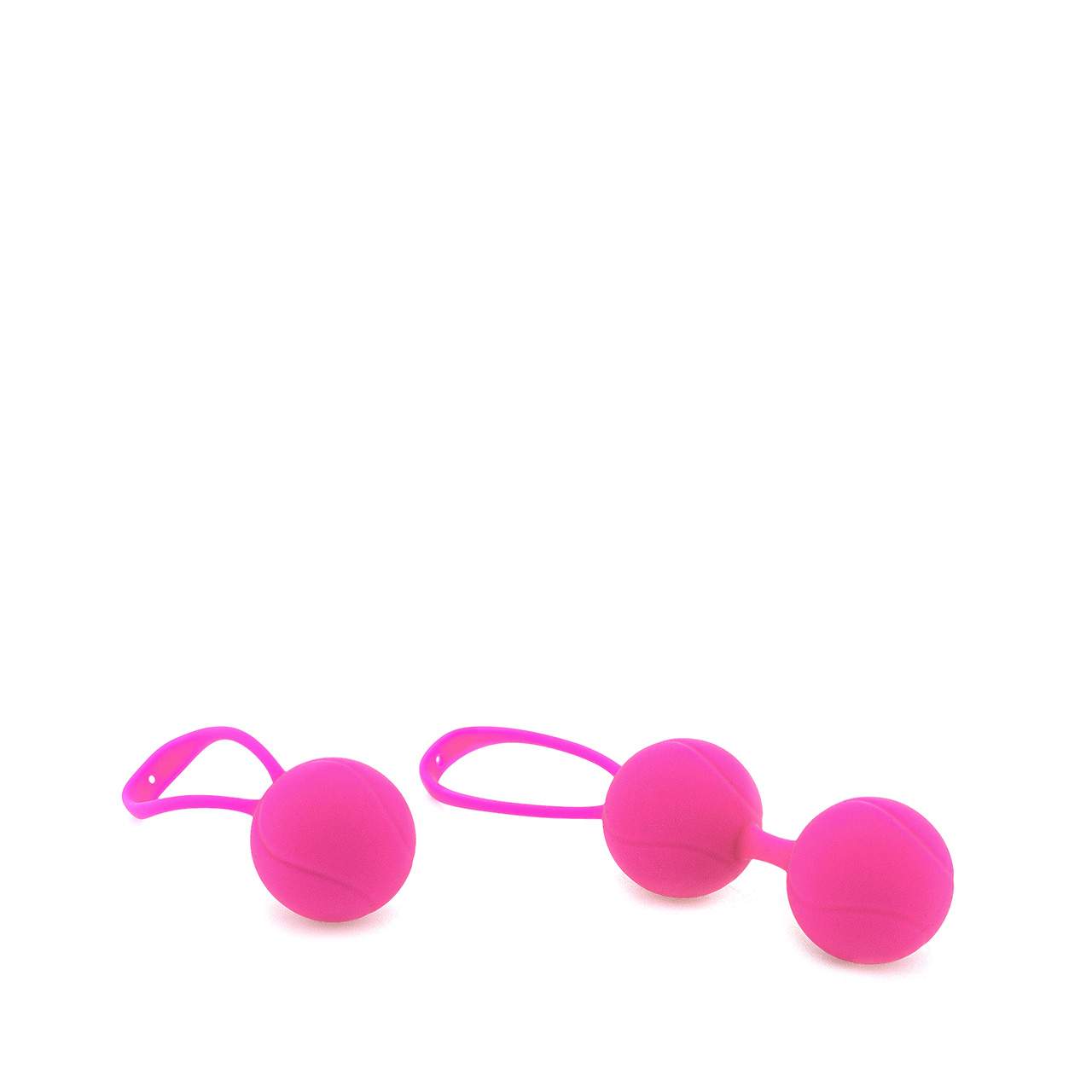 Trzy małe różowe kulki gejszy – średnica 3,4 cm