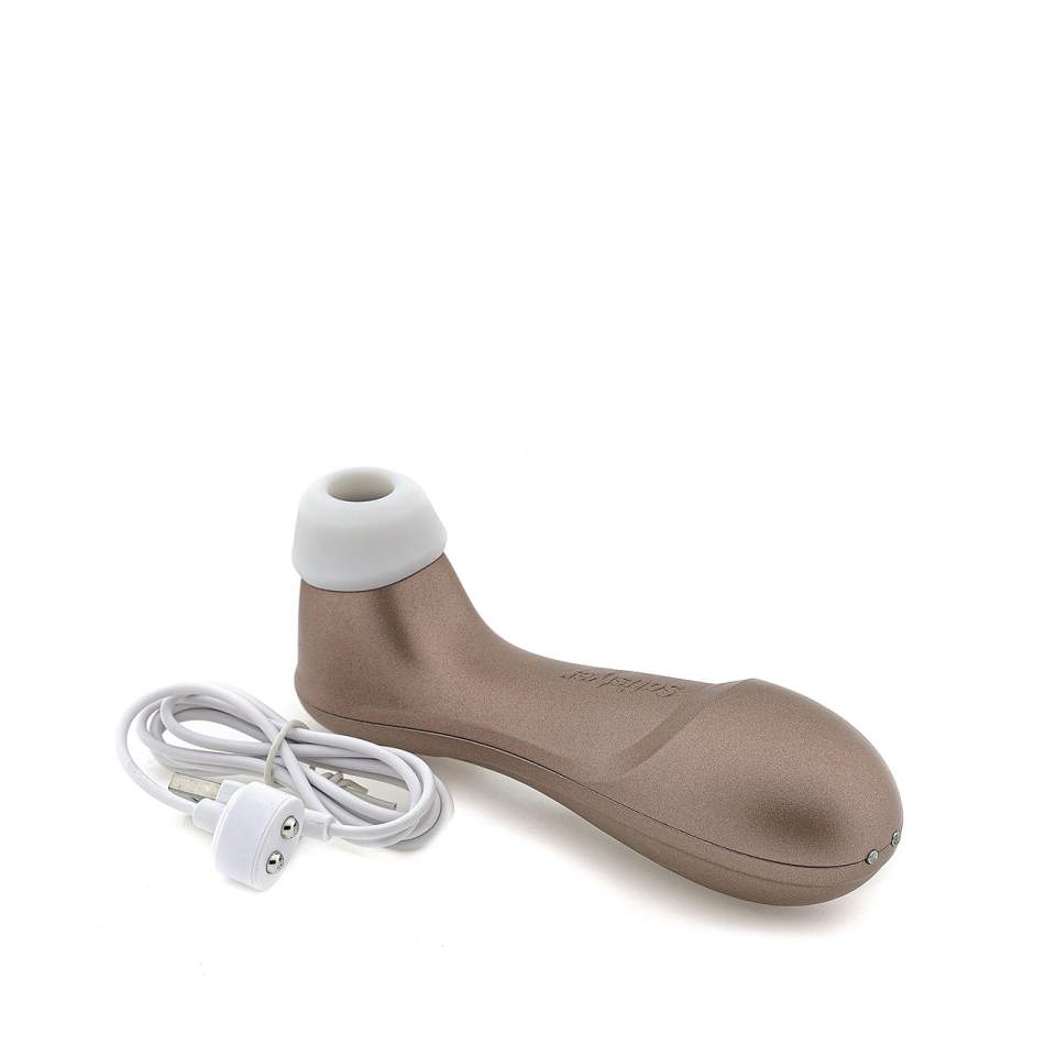 Złoty bezdotykowy stymulator łechtaczki Satisfyer – 11 trybów pracy