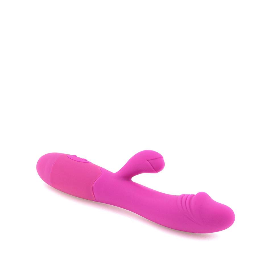 Różowy wibrator typu króliczek do stymulacji łechtaczki USB – 30 trybów 