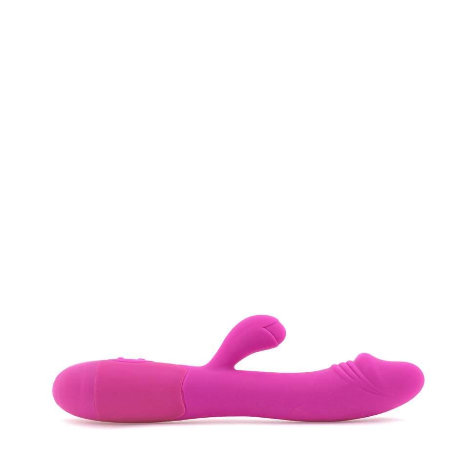 Różowy wibrator typu króliczek do stymulacji łechtaczki USB – 30 trybów 