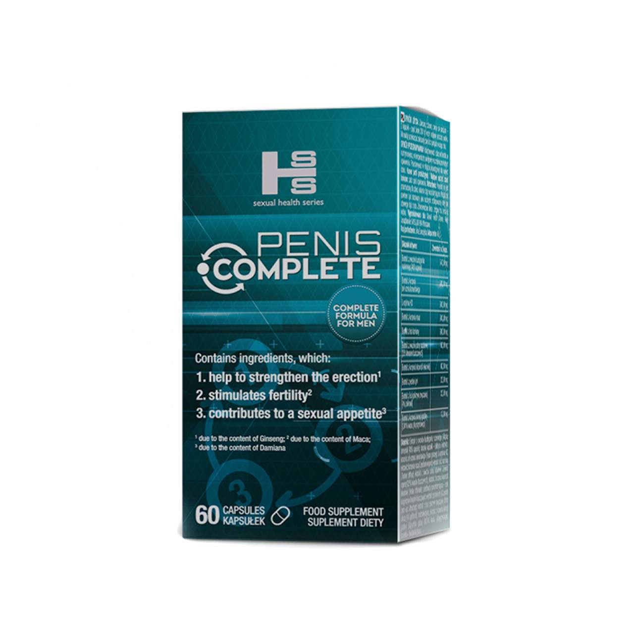 Tabletki na powiększenie penisa Penis Complete 60 szt.