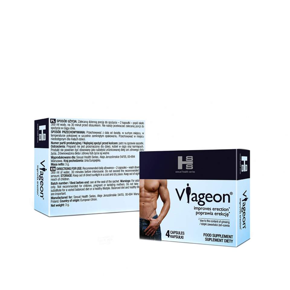 Viageon tabletki na potencję 4 szt.