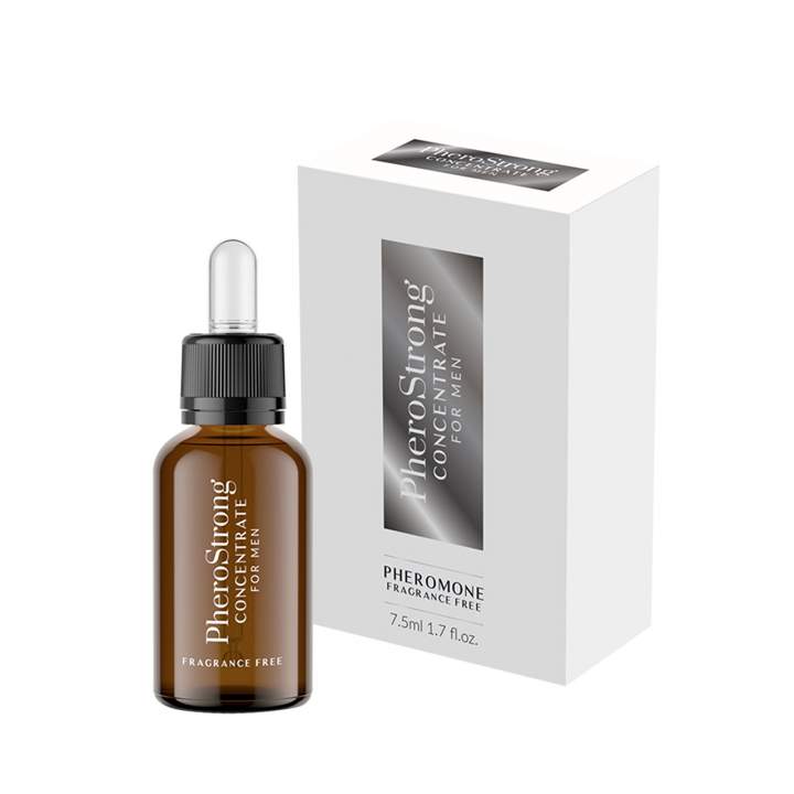 PheroStrong Fragrance Free Concentrate – feromony bezwonne w wersji dla mężczyzn – 7,5 ml