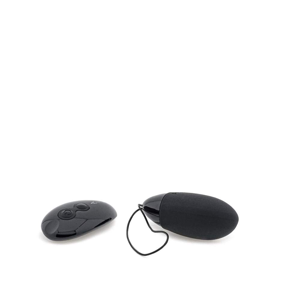 Czarne silikonowe jajeczko sterowane zdalnie dla par – 10 funkcji wibracji