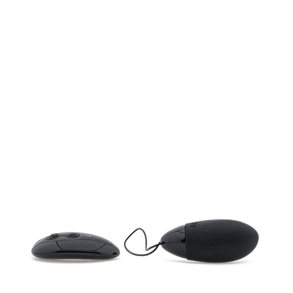 Czarne silikonowe jajeczko sterowane zdalnie dla par – 10 funkcji wibracji