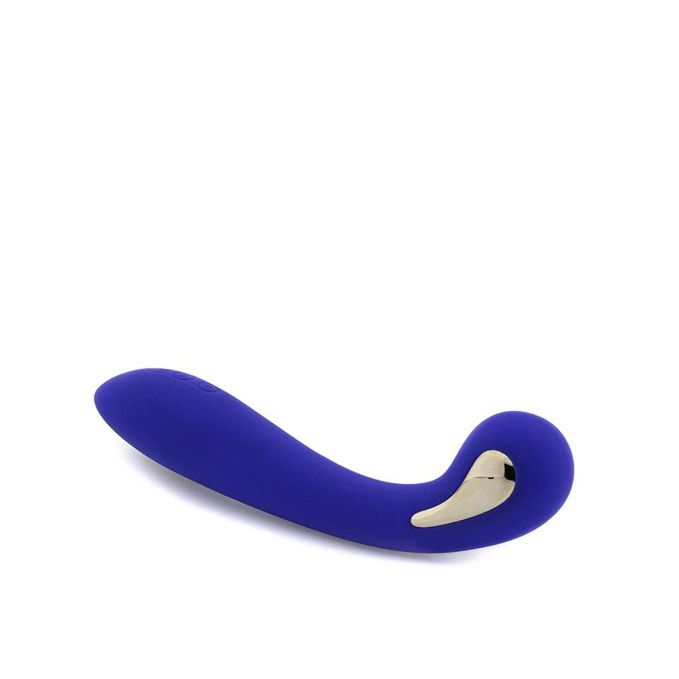 Niebieski wibrator do elektrostymulacji i wzmocnienia mięśni Kegla