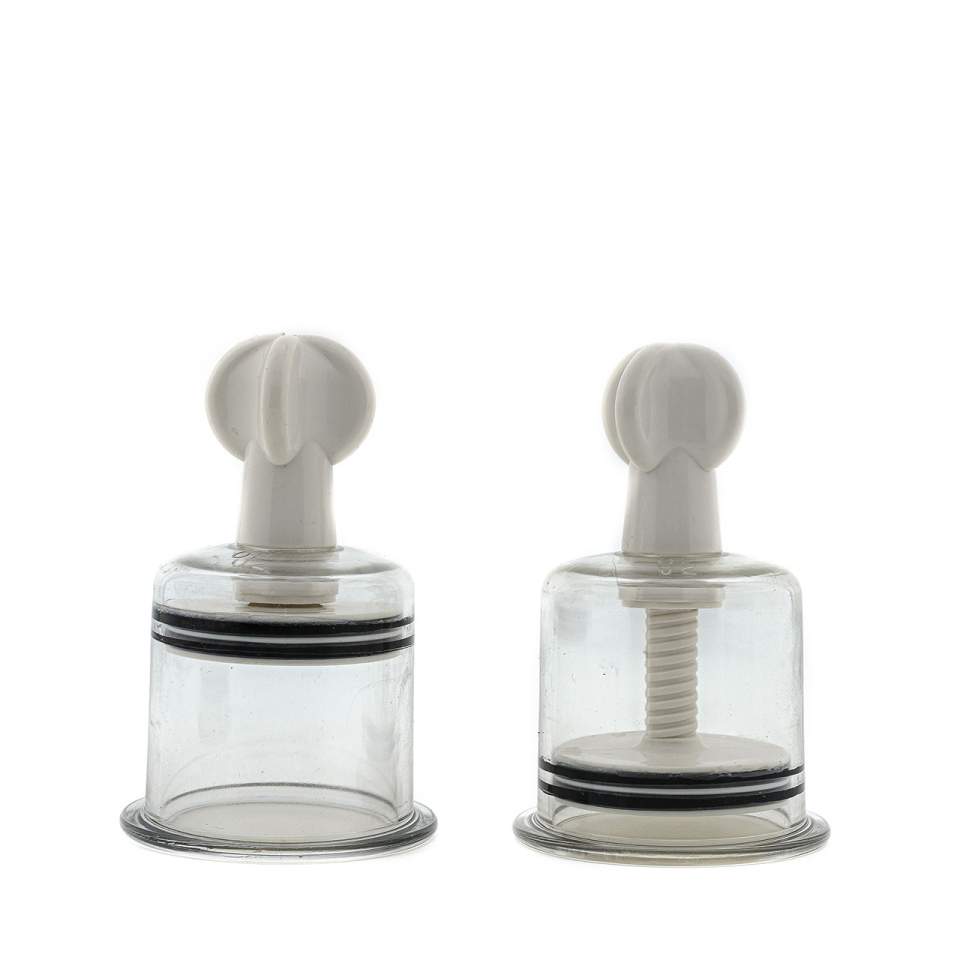 Przezroczyste pompki do stymulacji sutków dla mężczyzn i kobiet – średnica 5 cm