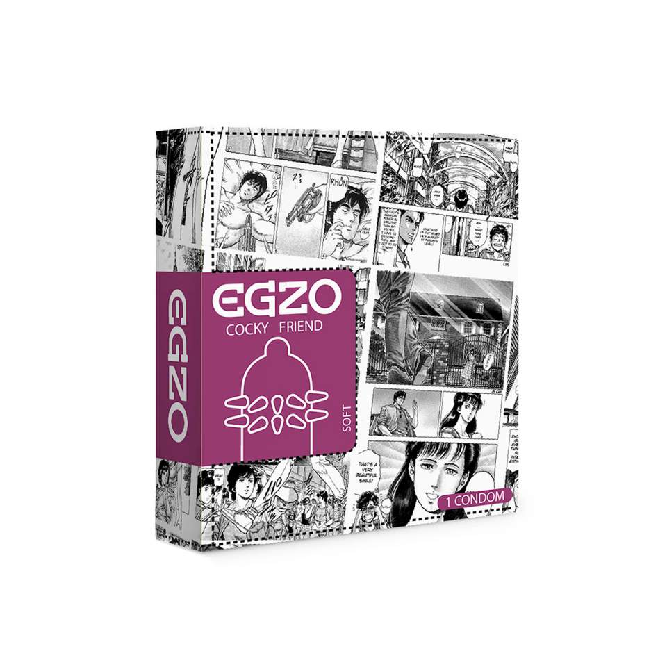 Egzo Hot Red prezerwatywa z wypustkami 1 sztuka