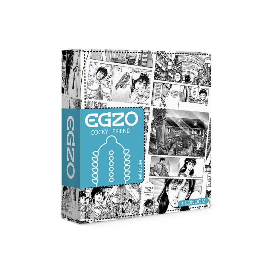 Lateksowa prezerwatywa dla mężczyzn ze stymulującymi wypustkami