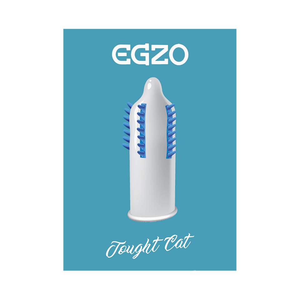 Lateksowa prezerwatywa dla mężczyzn ze stymulującymi wypustkami