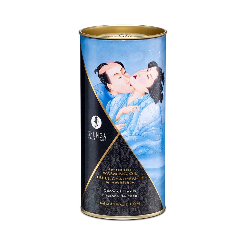 Shunga olejek rozgrzewający jadalny o smaku kokosowym 100 ml