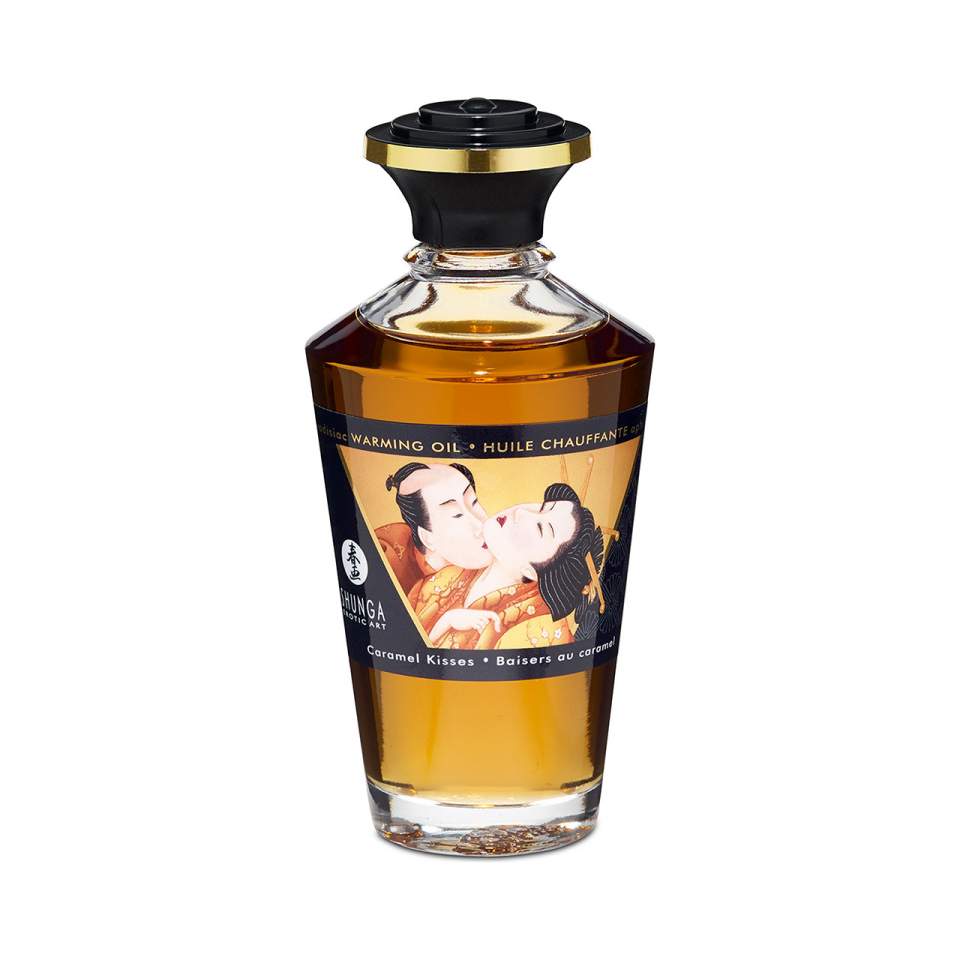 Shunga olejek rozgrzewający jadalny o smaku karmelu 100 ml