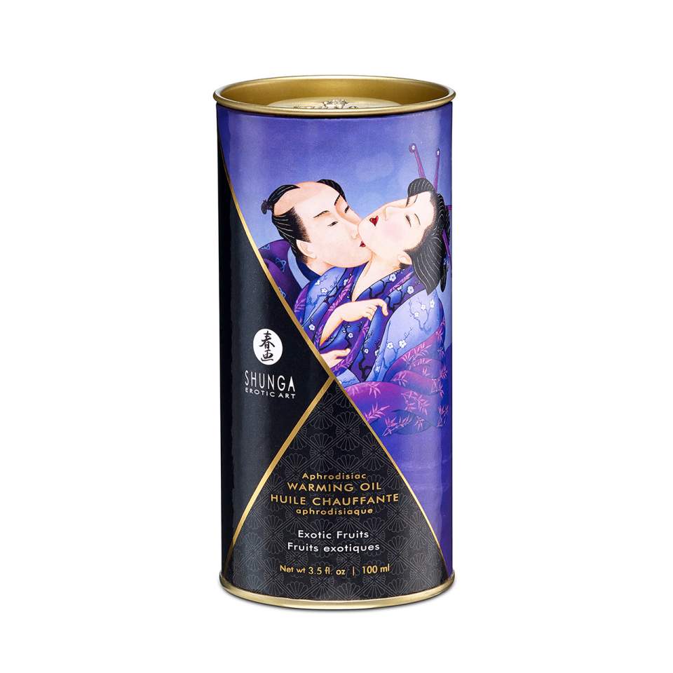 Shunga olejek rozgrzewający jadalny o smaku owoców egzotycznych 100 ml