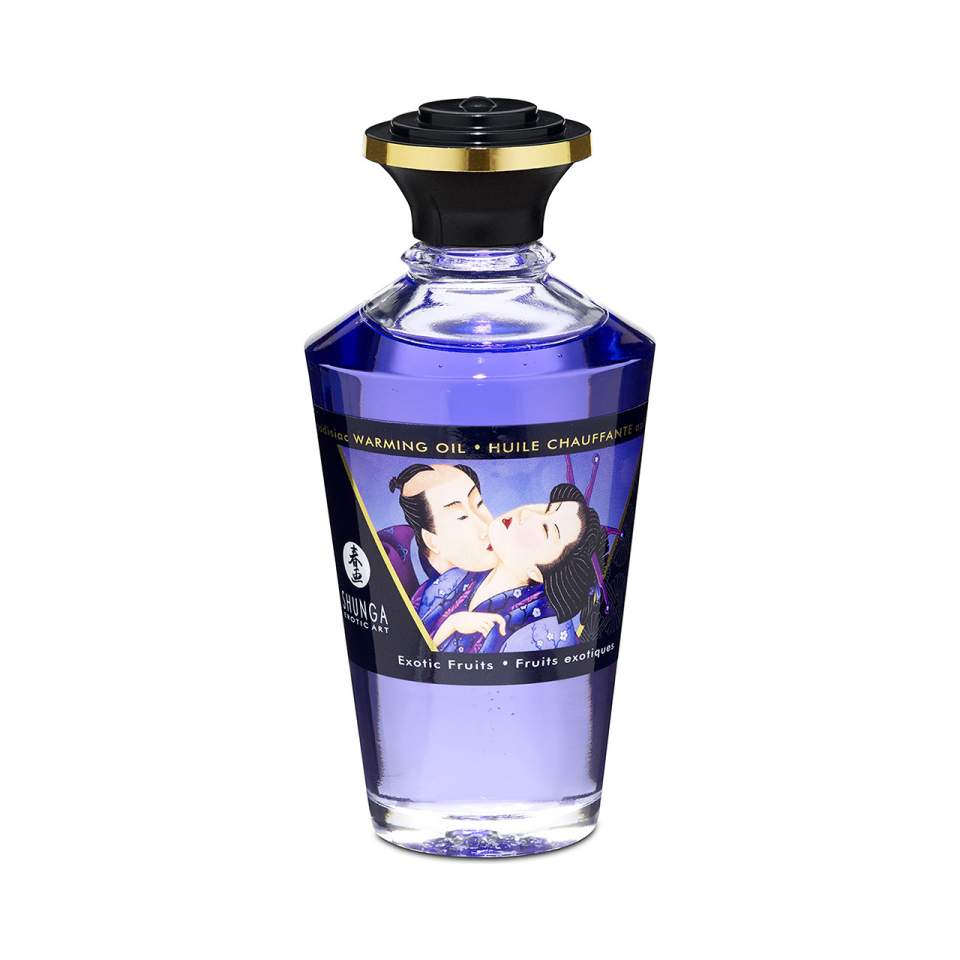 Shunga olejek rozgrzewający jadalny o smaku owoców egzotycznych 100 ml