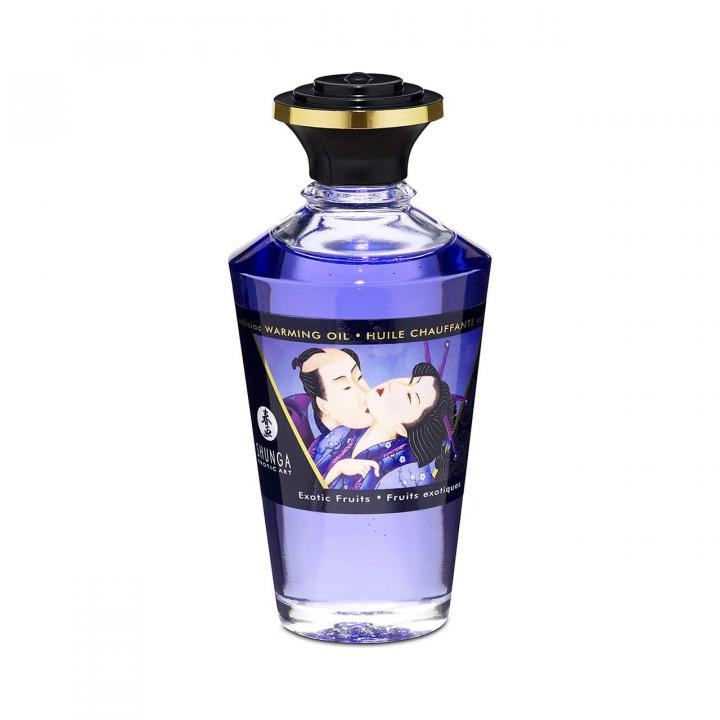 Shunga olejek rozgrzewający jadalny o smaku owoców egzotycznych 100 ml
