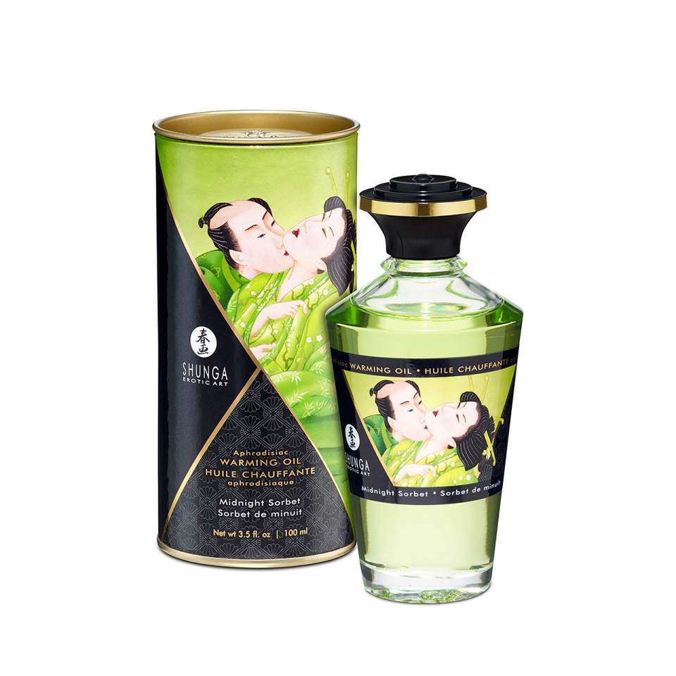 Shunga olejek rozgrzewający jadalny o smaku sorbetu owocowego 100 ml