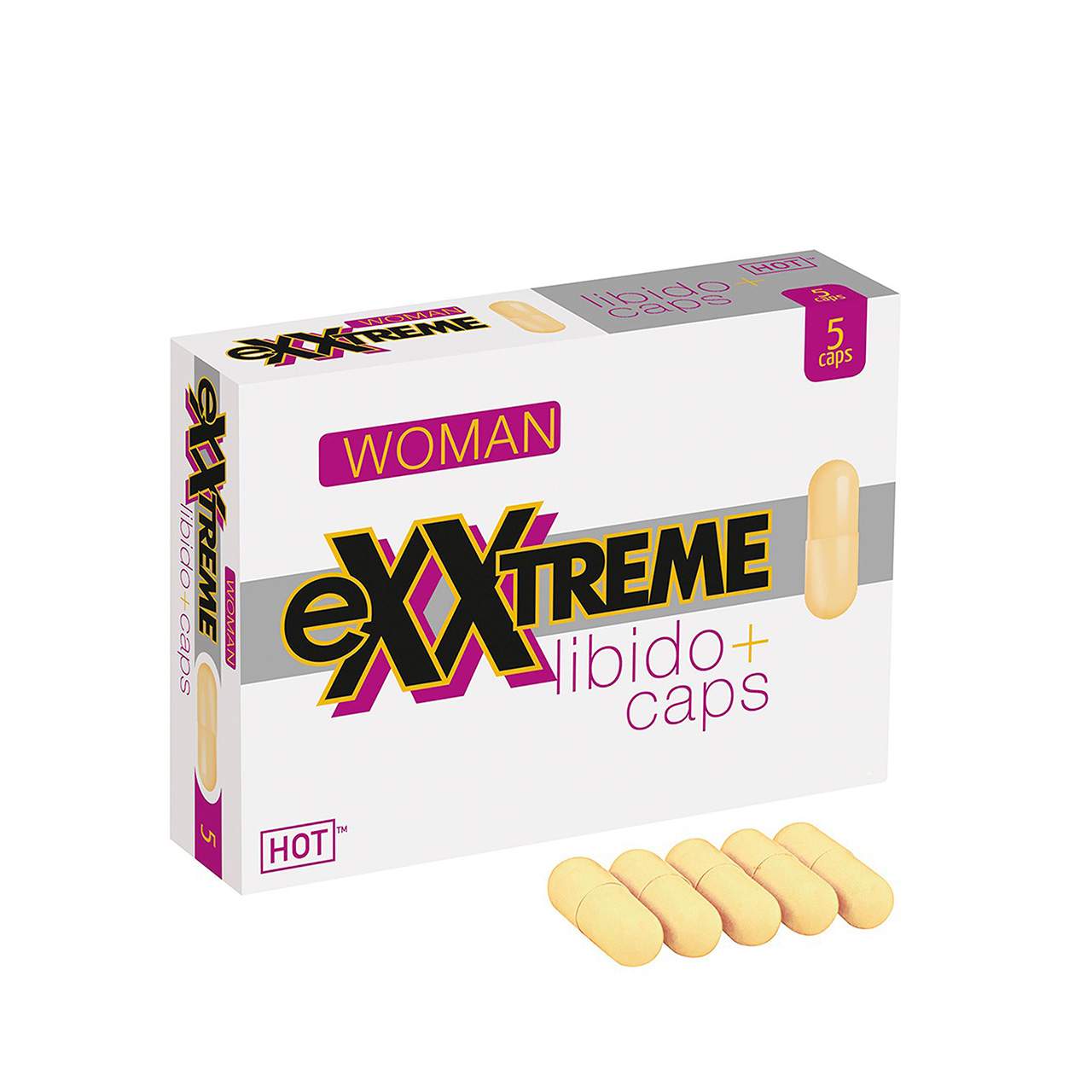 HOT eXXtreme Libido caps dla kobiet 5 szt.