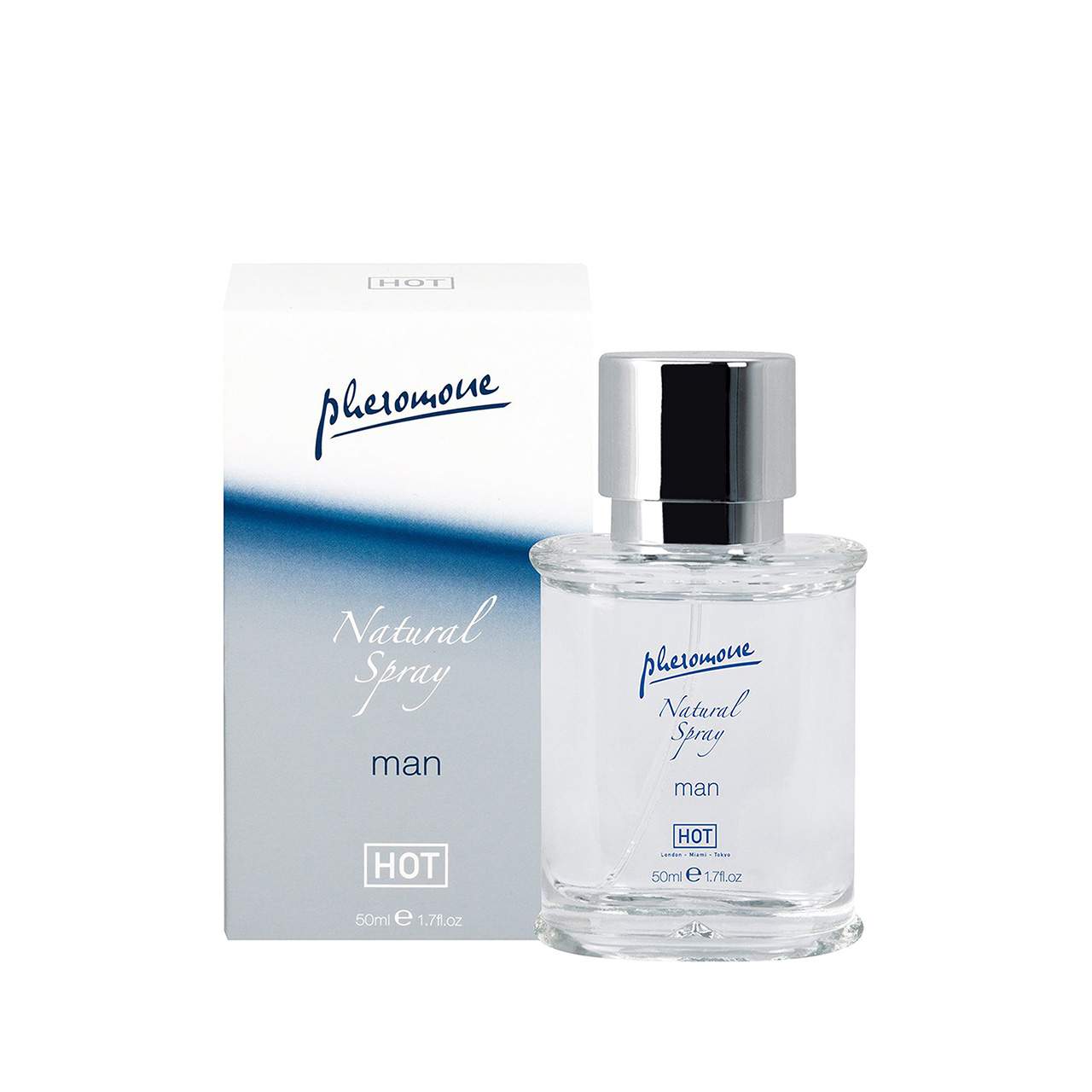 Pobudzające bezzapachowe feromony dla mężczyzn – Pheromon Hot Man – 50 ml