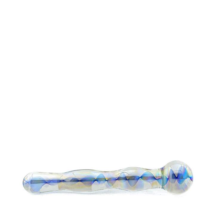 Ekskluzywne szklane dildo bez wibracji Icicles NO. 8 – 18 cm