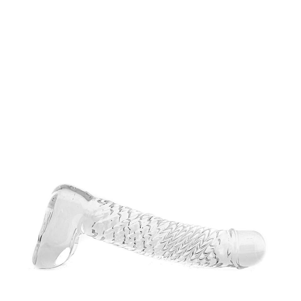 Realistyczne szklane dildo bez wibracji Icicles No 61 – 16,5 cm