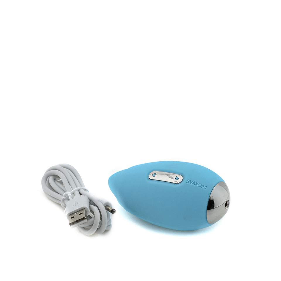 Turkusowy masażer łechtaczki Svakom Candy