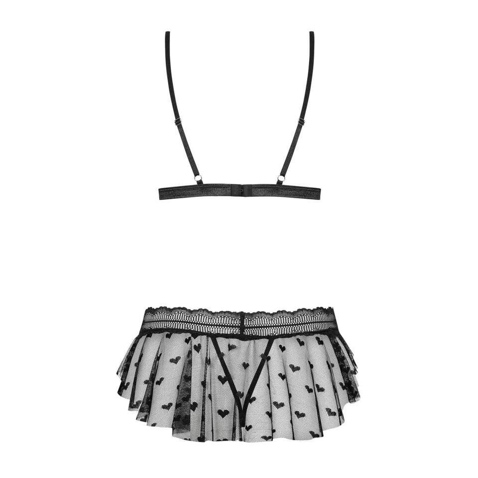 Zmysłowy dwuczęściowy komplet Obsessive Heartia-Set