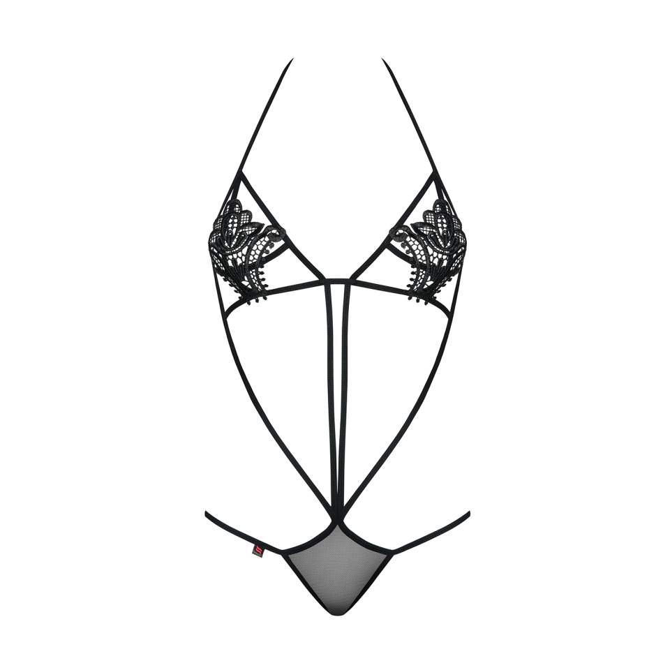 Body Obsessive Luiza – czarne z cienkich pasków