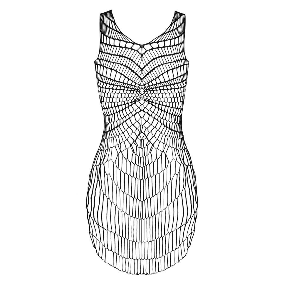 Czarna narzutka plażowa Obsessive D607