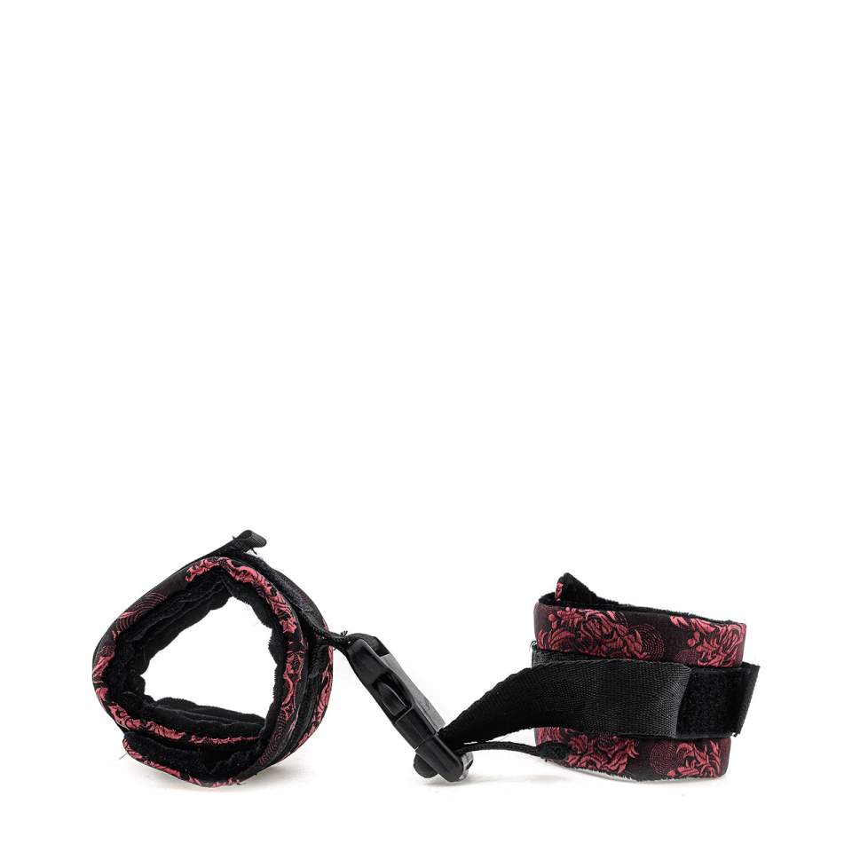 Kajdanki Scandal z ozdobnego materiału 