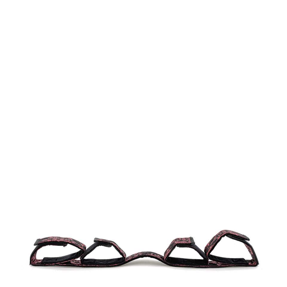 Zmysłowe kajdanki do krępowania rąk i nóg – Scandal Bondage Bar