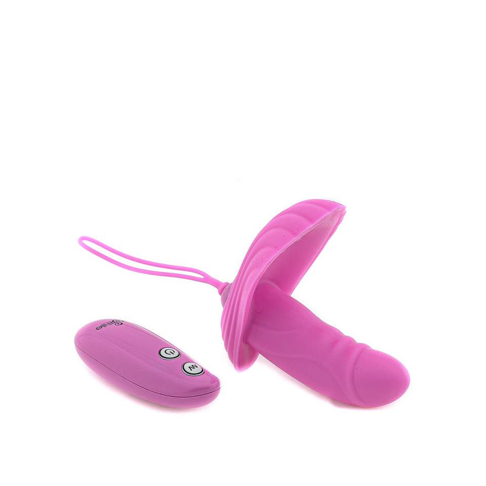 Mini wibrator ze stymulatorem łechtaczki w kształcie muszelki